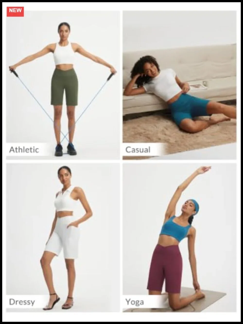 Women's Bermudas High Rise V-Waist 9